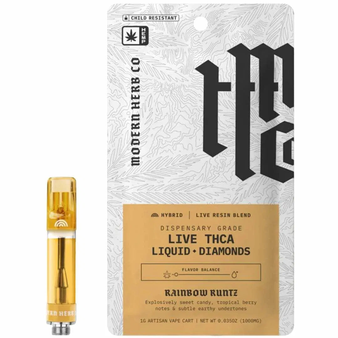 Modern Herb- Liquid Diamonds-Rainbow Runtz 1G Cartridge