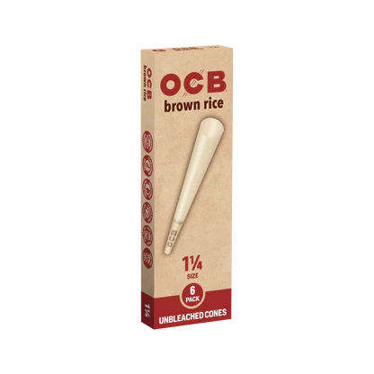 OCB Brown Rice Cones 1 1/4 x6