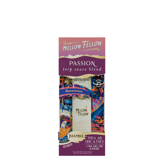 Mellow Fellow - Spinner Disposables - 1ml - Passion - Istanbul - Flavorwave (Hybrid)