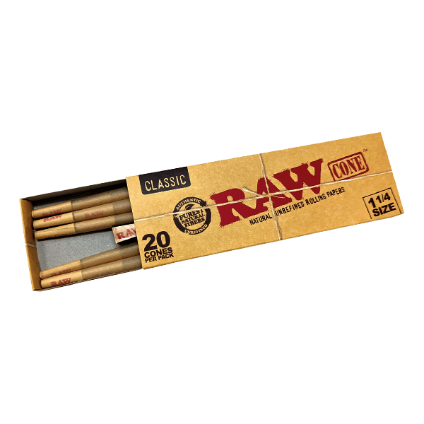 Raw 1 1/4 Classic Cones 20pk