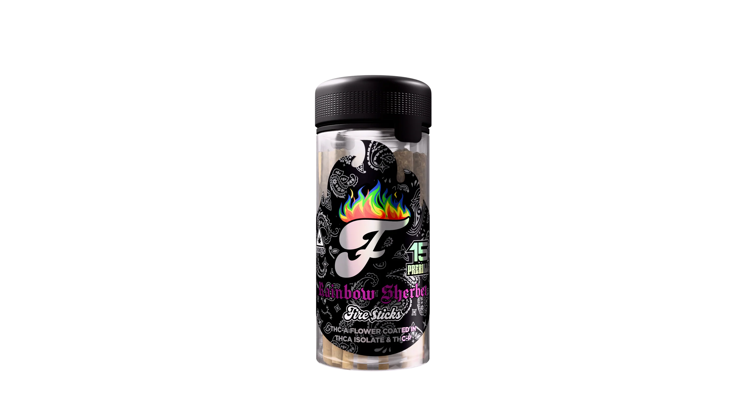 Fuego Fire Stix 15ct Pre Roll Rainbow Sherbet