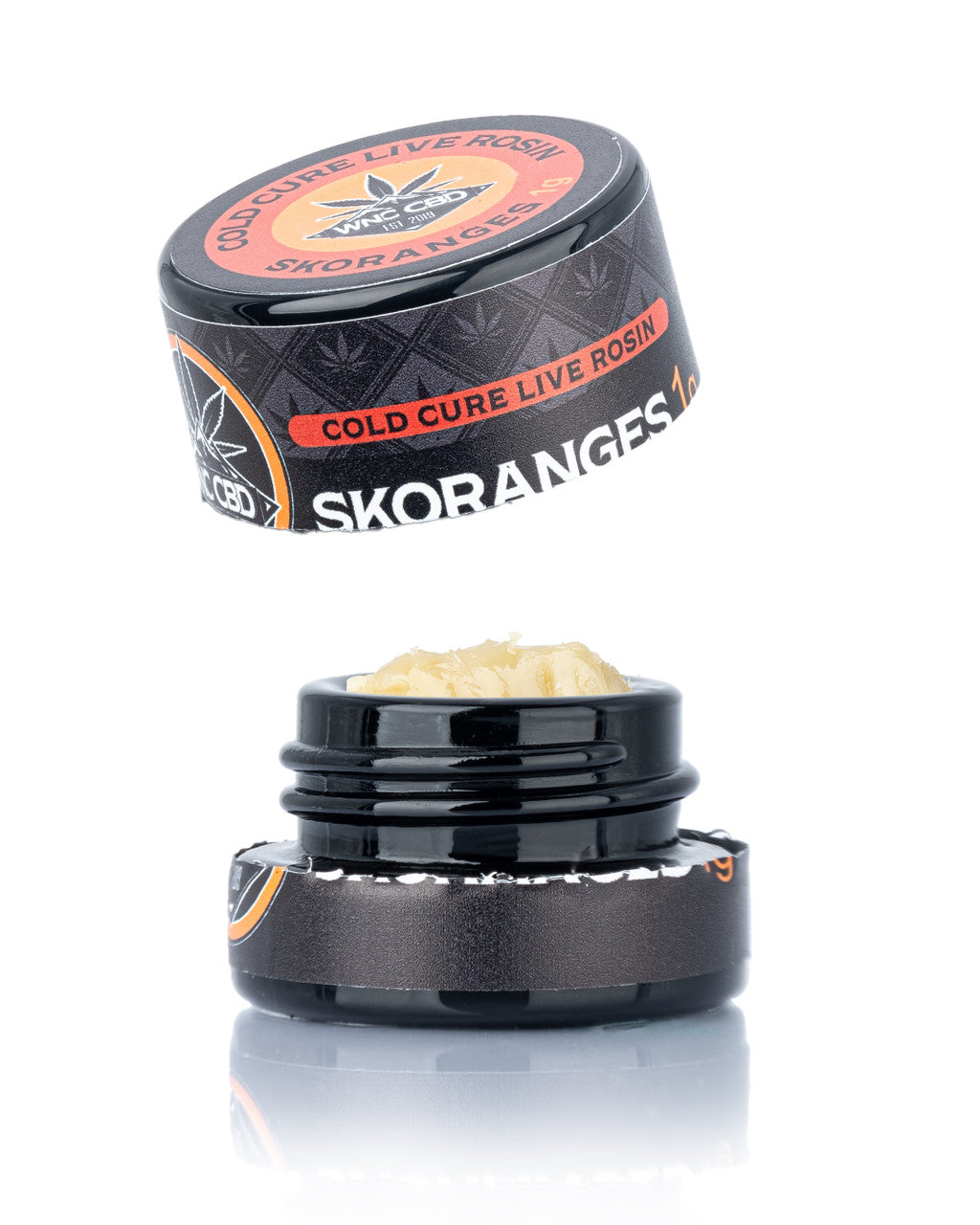 WNC CBD THCA Cold Cure Live Rosin 1g Skoranges