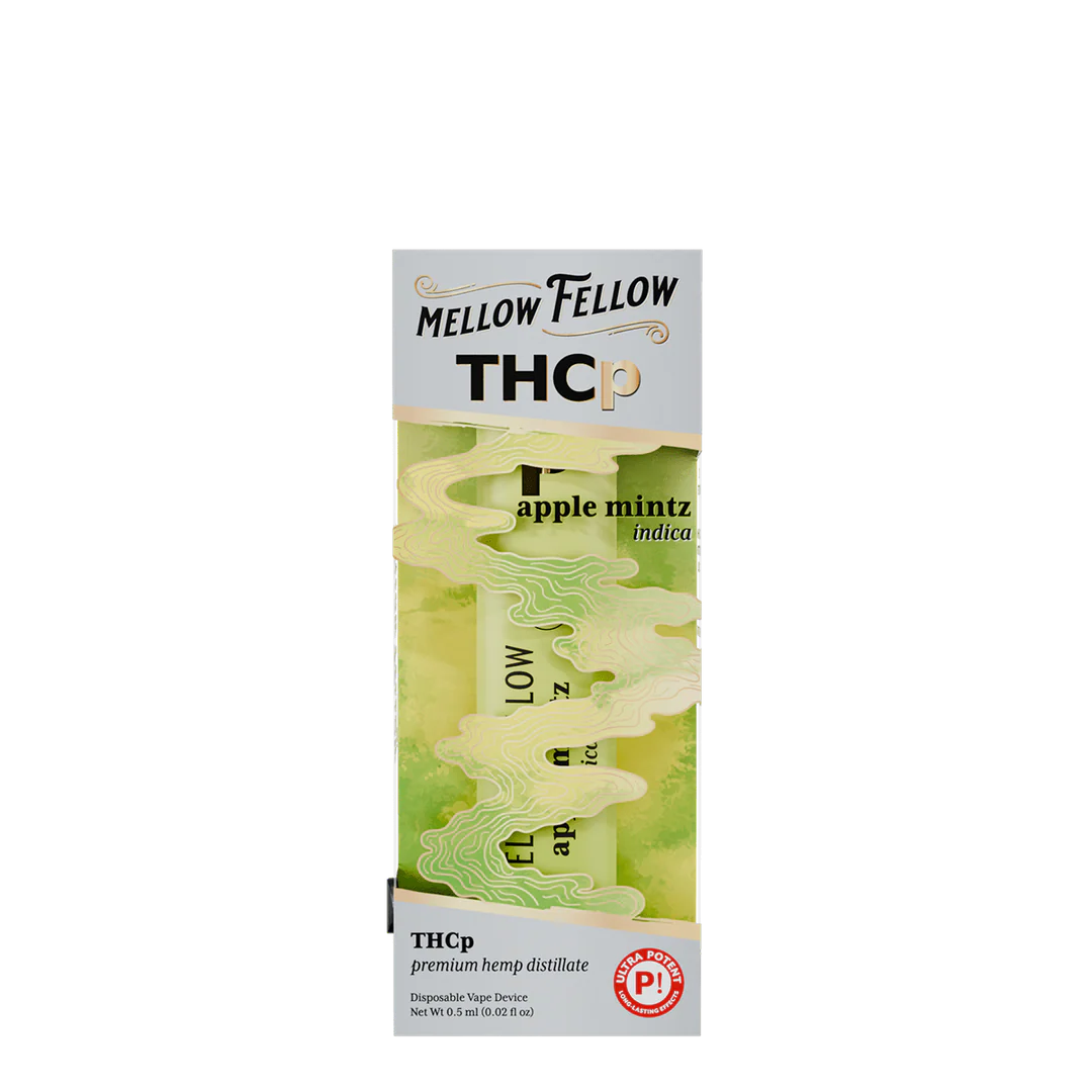 Mellow Fellow - Disposable - 0.5G - THCp - Apple Mintz (Indica)