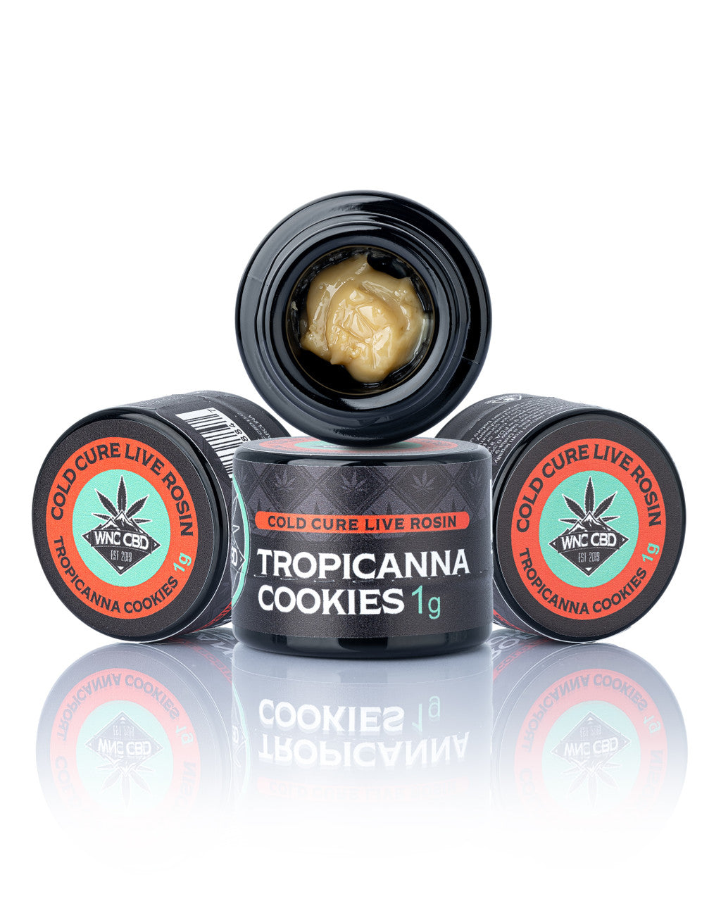 WNC CBD THCA Cold Cure Live Rosin 1g Tropicanna Cookies
