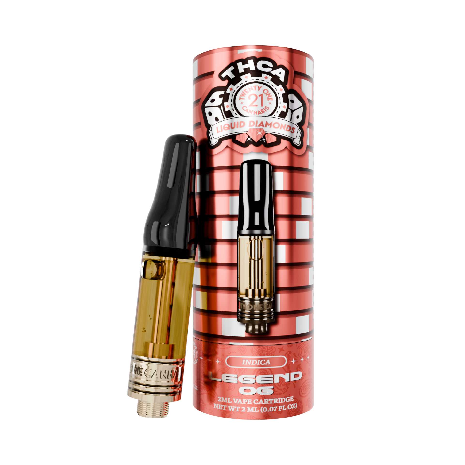 Twenty One Cartridges 2mL THCa Legend OG Indica