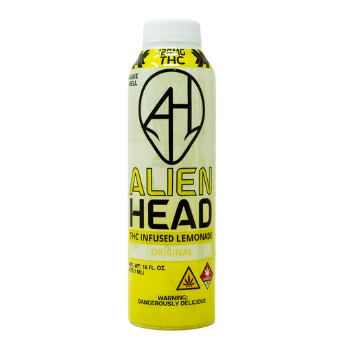 Alien Head D9 THC 128mg 16oz Lemonade Original