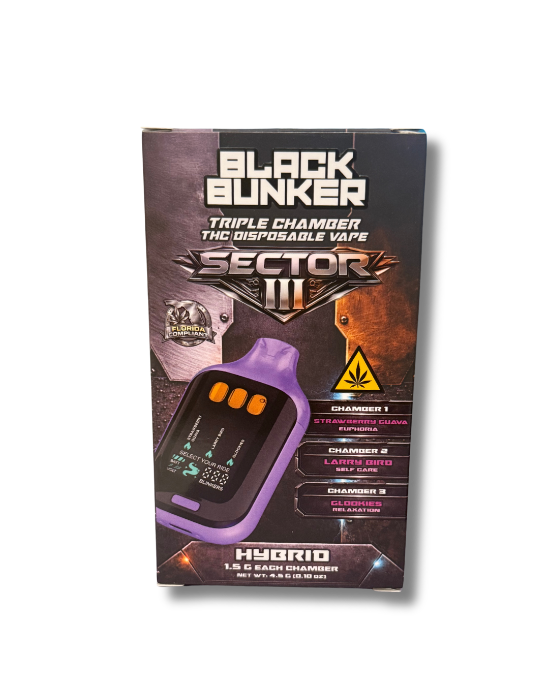 Black Bunker- Sector 3 Disposable (4.5G) Hybrid