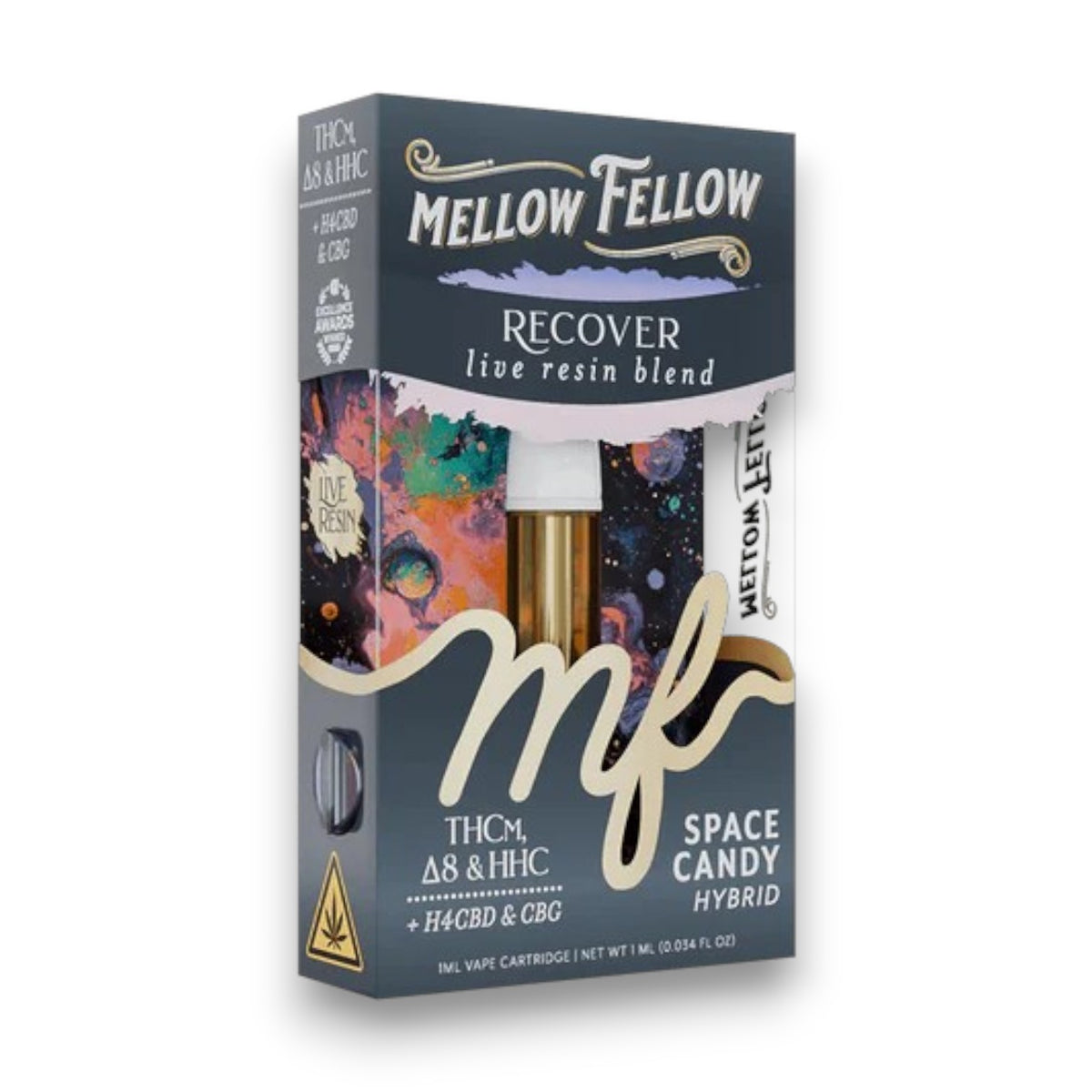 Mellow Fellow - 1ml Live Resin Cartridge - Space Candy (H)
