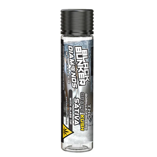 Black Bunker - 3G Diamonds Glass Tip ( Grape Kush ) ( S )