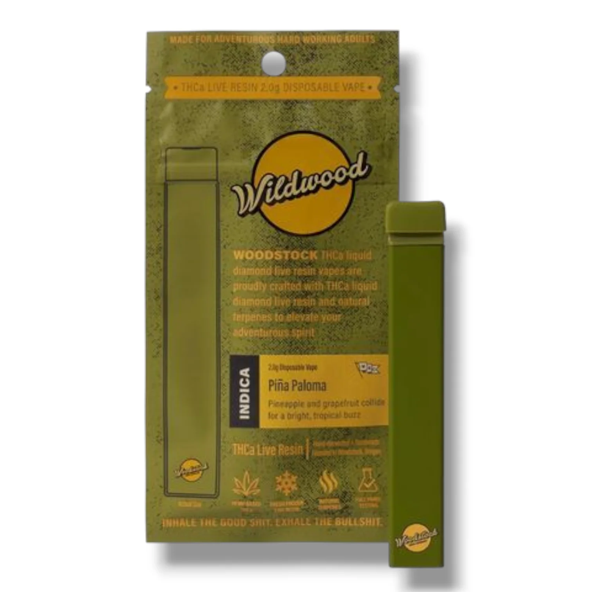 Wildwood-Pina Paloma (Indica) 2G Dispo Live Resin