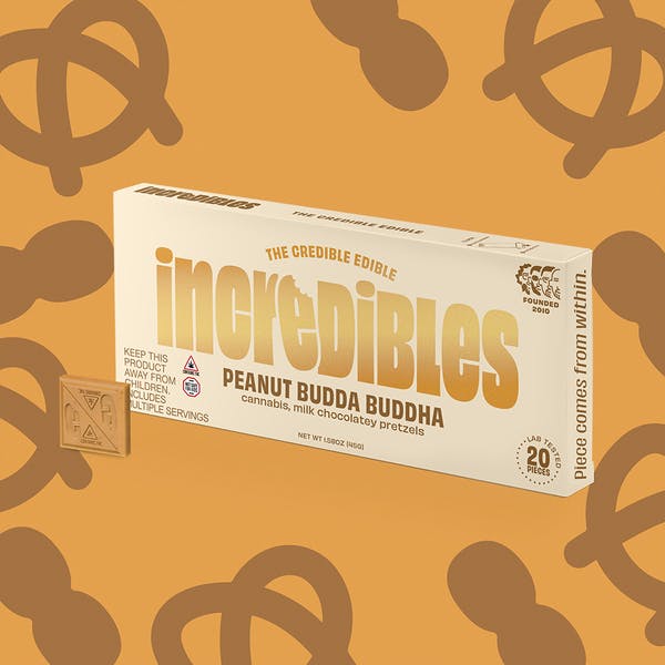 Incredibles Peanut Budda Buddha Bar 50mg (5MG PER PIECE)