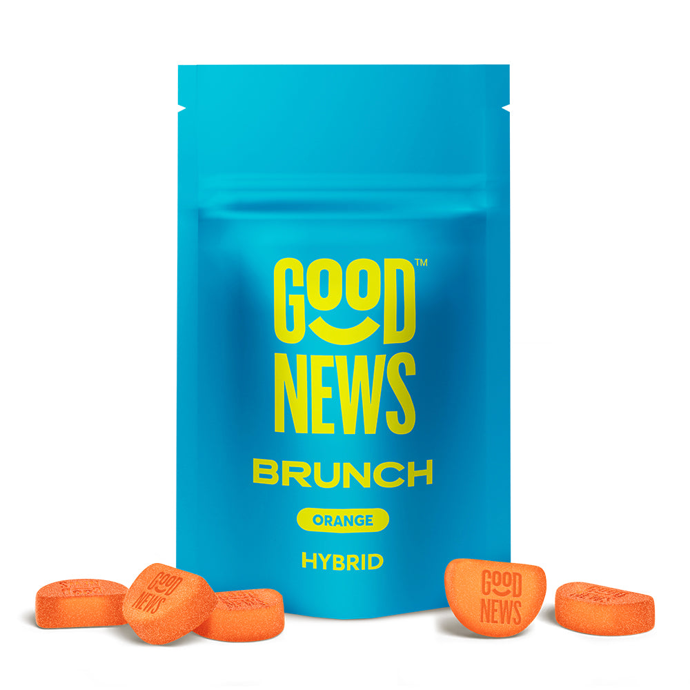 Good News "Brunch" (ORANGE) Gummies 100mg -10ct