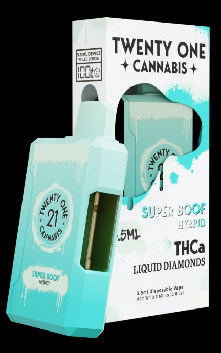 21 Cannabis- 3.5ML Liquid Diamonds Dispo ( Super Boof) Hybrid