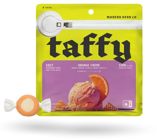 Modern Herb - Taffy (225MG THC) - Orange Creme ( S )