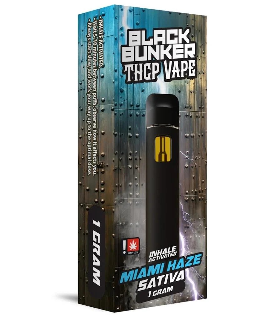 Black Bunker THCP Vape 1G ( MIAMI HAZE) Sativa