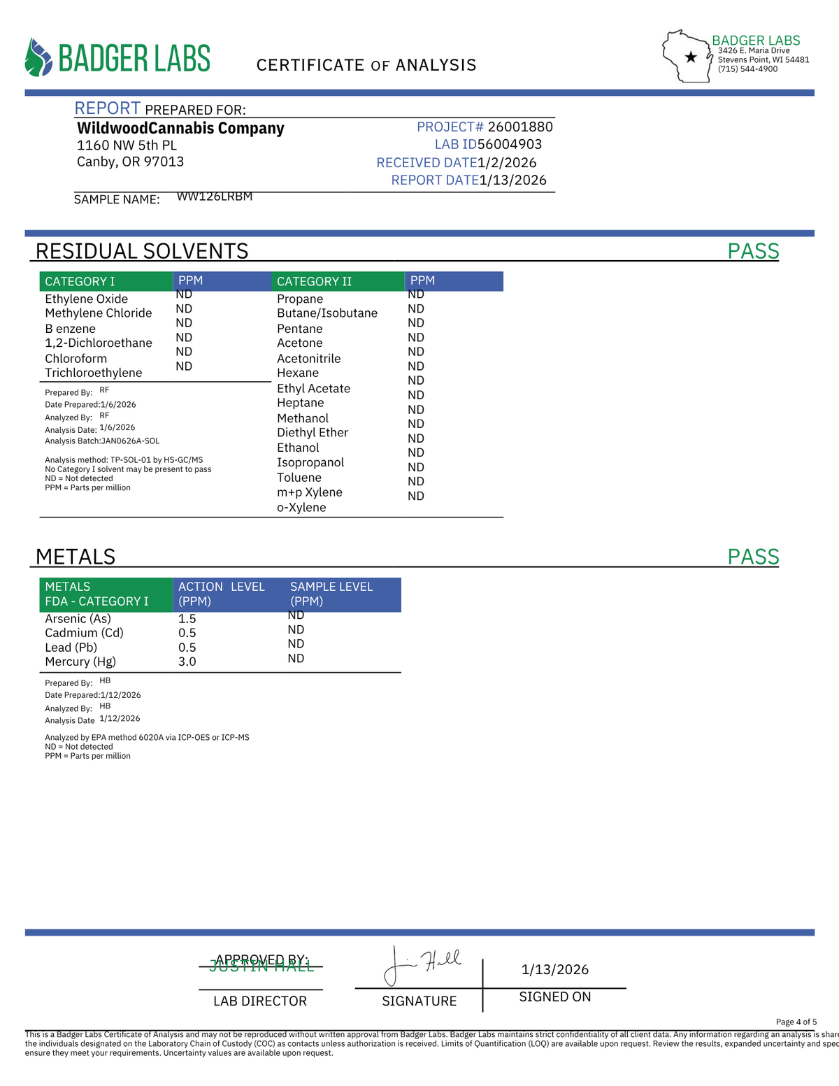 Wildwood-Blueberry Muffin 1G (Indica)