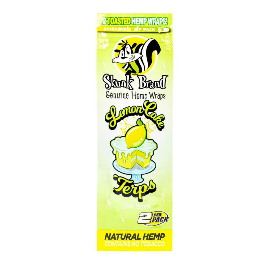 Skunk Brand Hemp Wraps 2 pk Lemon Cake