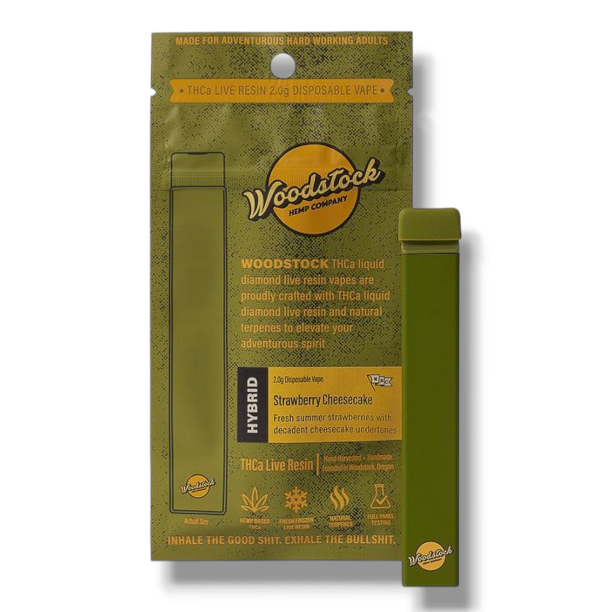 Wildwood- Strawberry Cheesecake (Hybrid) 2G Dispo Live Resin