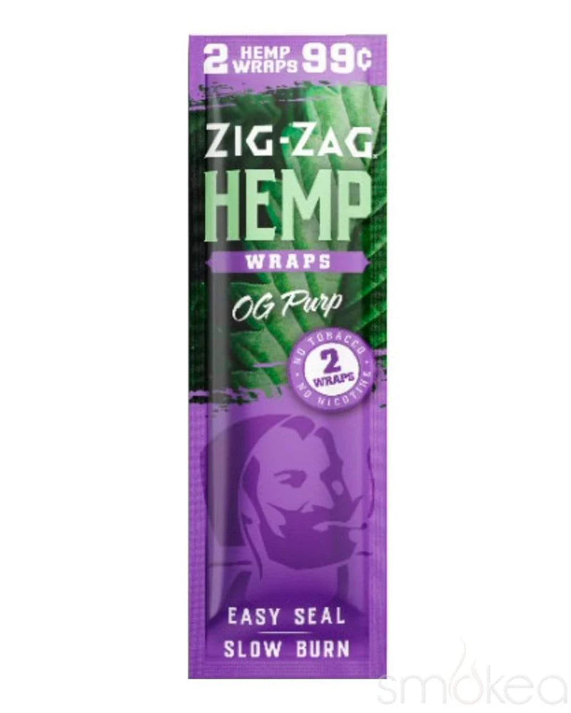 Zig Zag Hemp Wrap 2pk .99 OG Purp