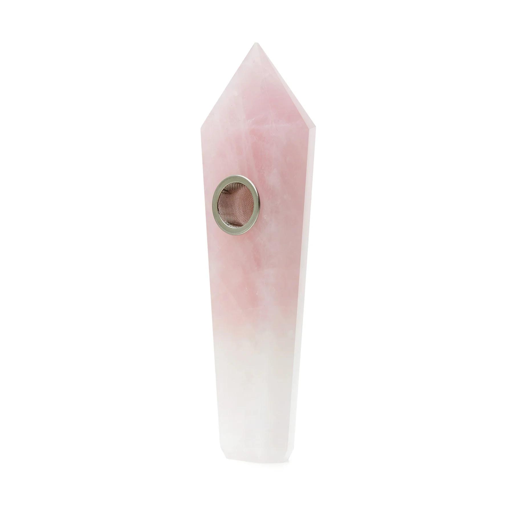 Astral Project Rose Quartz Gemstone Pipe
